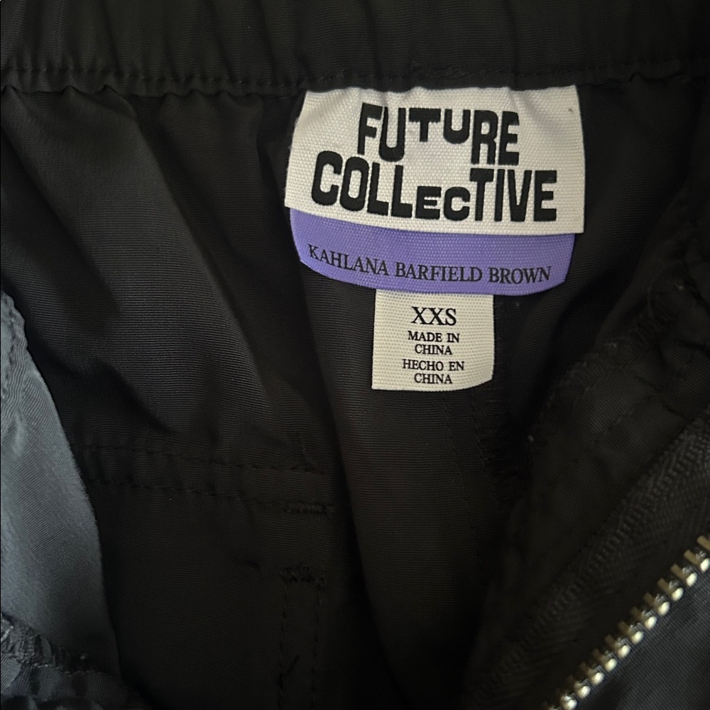 Future Collective Kahlana Barfield Brown Black Baggy Pants - XXS - Picture 3 of 5